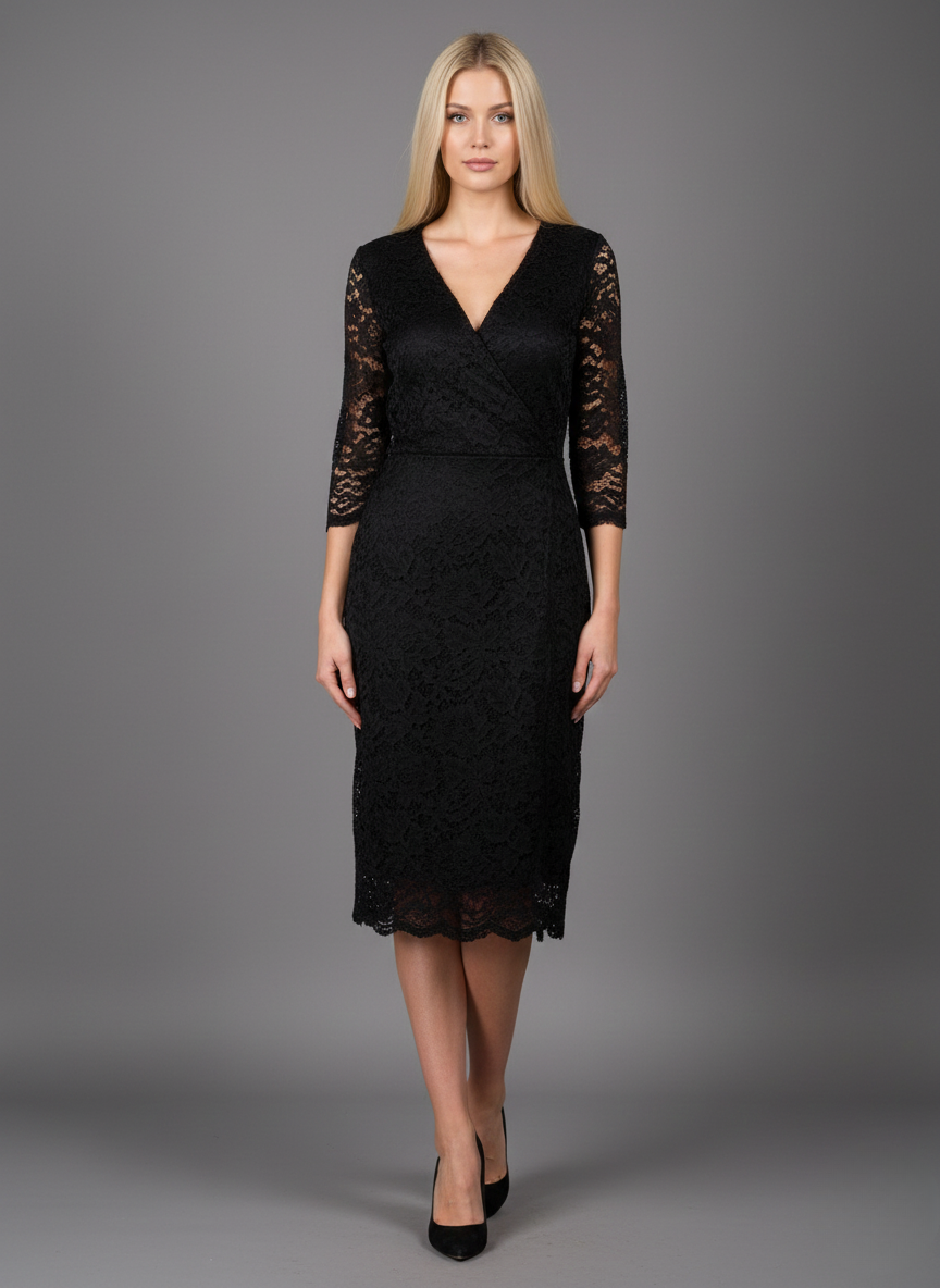 Sukienka Black Elegance - Watsana Fashion