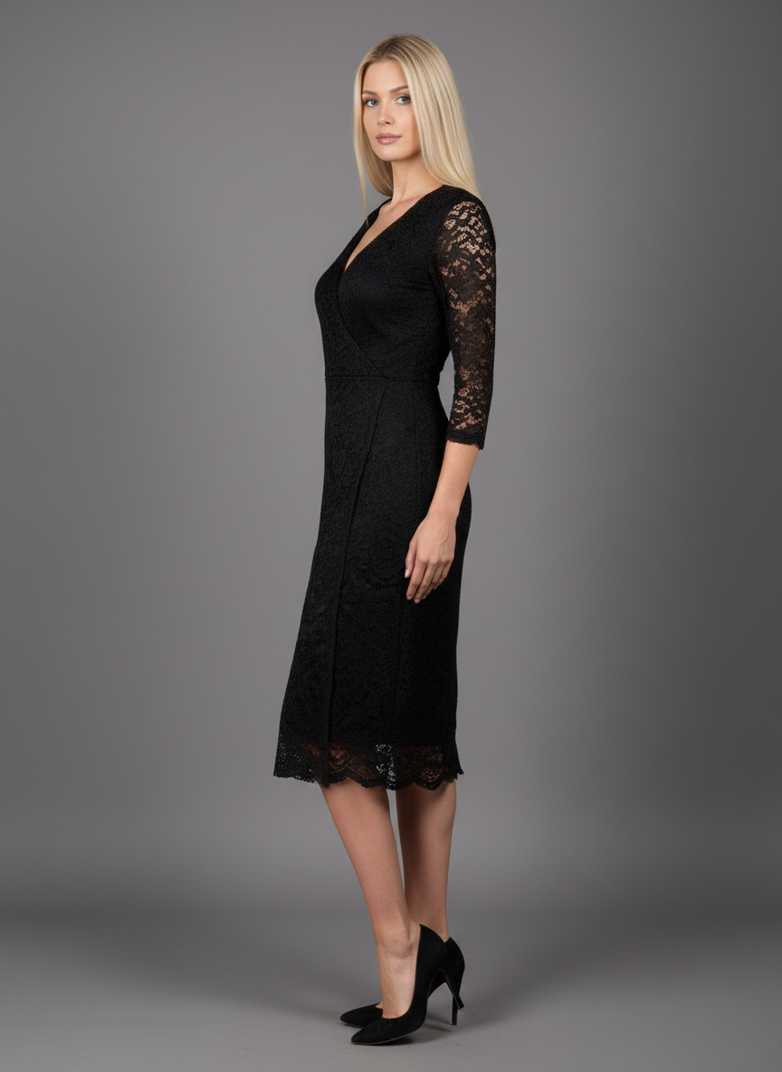 Sukienka Black Elegance - Watsana Fashion