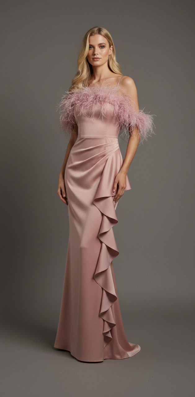 Sukienka Feather Bloom – Watsana Fashion