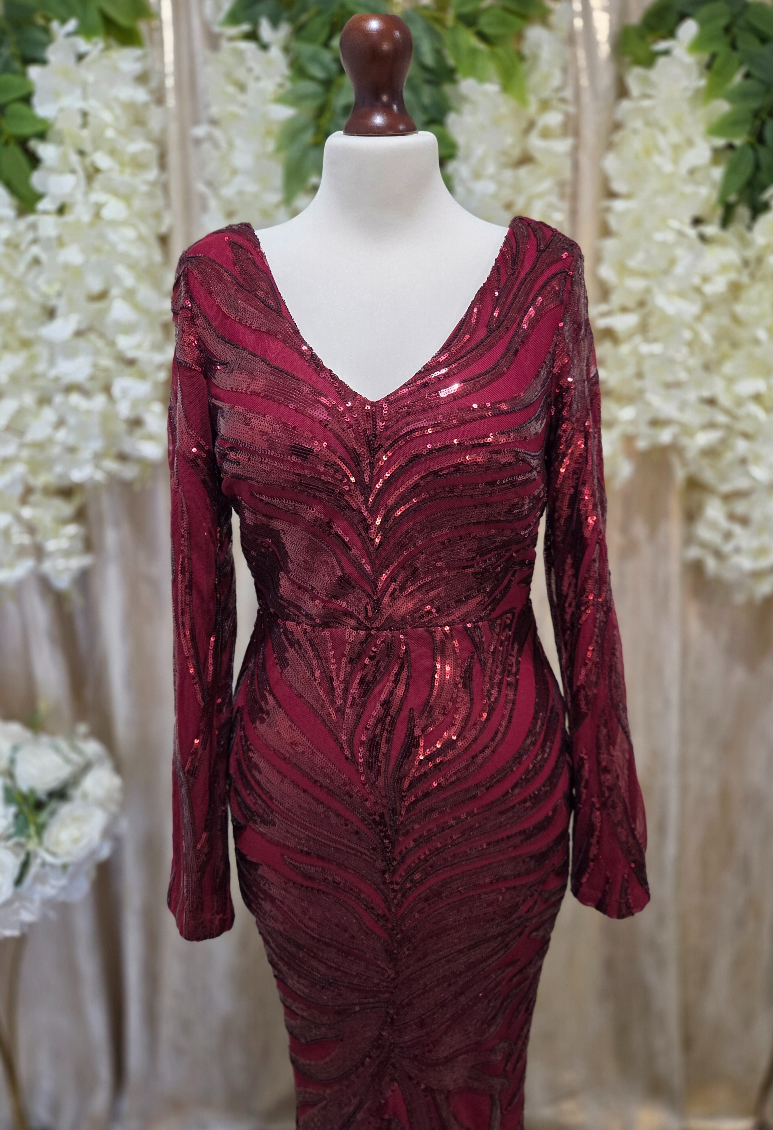 Sukienka Garnet Elegance – Watsana Fashion